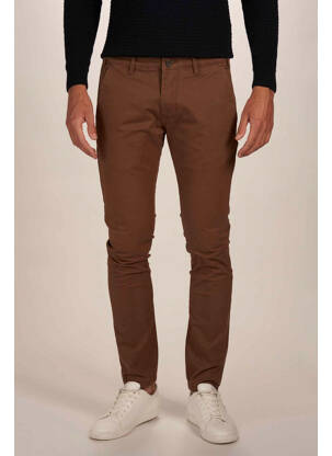 Pantalon chino marron BRUCE & BUTLER  homme