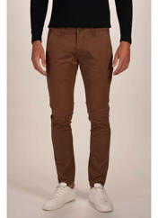 Pantalon chino marron BRUCE & BUTLER  pour homme seconde vue