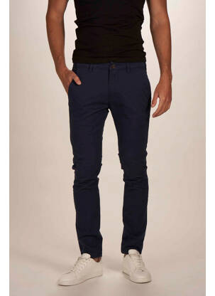 Pantalon chino bleu BRUCE & BUTLER  homme
