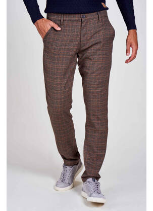 Pantalon chino marron BRUCE & BUTLER  homme