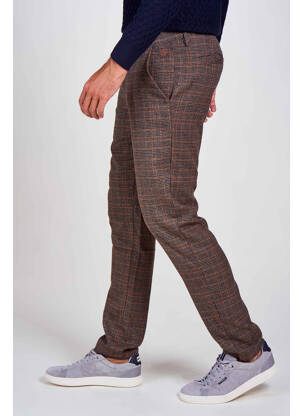 Pantalon chino marron BRUCE & BUTLER  homme