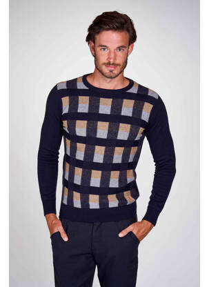 Pull bleu BRUCE & BUTLER  homme