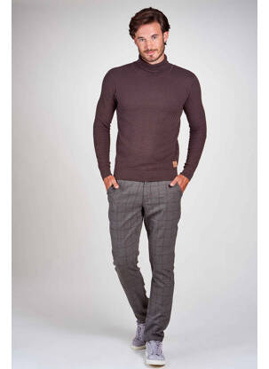 Pull marron BRUCE & BUTLER  homme