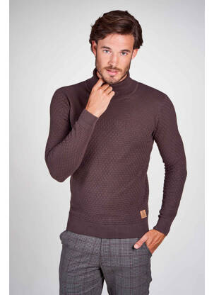 Pull marron BRUCE & BUTLER  homme