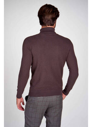 Pull marron BRUCE & BUTLER  homme