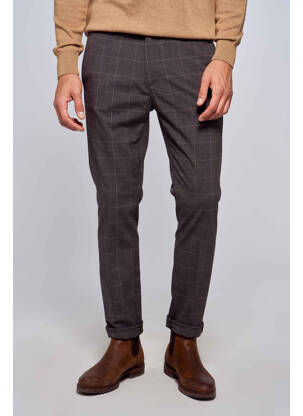 Pantalon chino gris BRUCE & BUTLER  homme