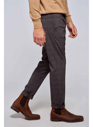 Pantalon chino gris BRUCE & BUTLER  homme
