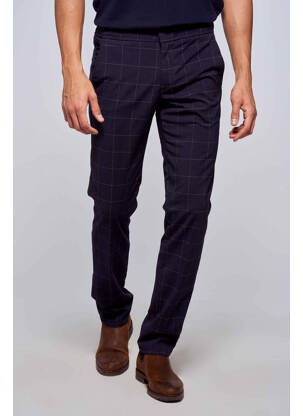 Pantalon chino bleu BRUCE & BUTLER  homme