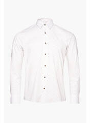 Chemise manches longues blanc BRUCE & BUTLER  pour homme seconde vue