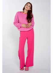 Pantalon chino rose AMELIE & AMELIE pour femme seconde vue