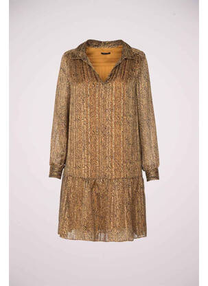 Robe courte marron IKKS femme