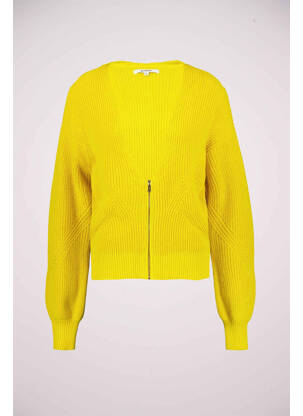 Gilet manches longues jaune GARCIA femme
