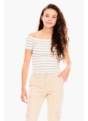 T-shirt blanc GARCIA fille