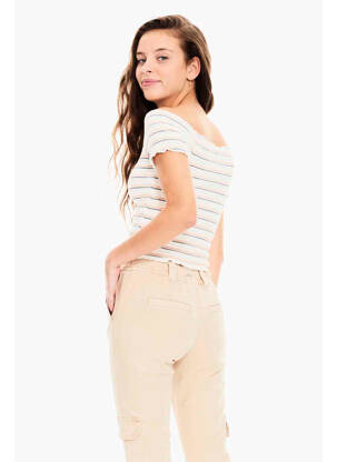 T-shirt blanc GARCIA fille