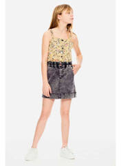 T-shirt jaune GARCIA pour fille seconde vue