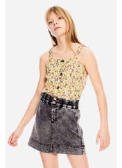 T-shirt jaune GARCIA pour fille seconde vue