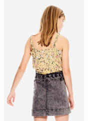 T-shirt jaune GARCIA pour fille seconde vue