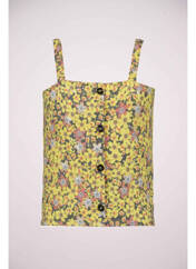 T-shirt jaune GARCIA pour fille seconde vue
