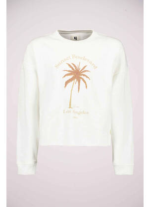 Sweat-shirt blanc GARCIA fille