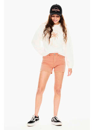 Short orange GARCIA fille