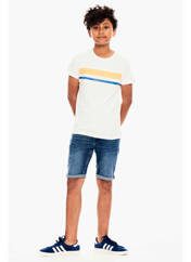 T-shirt blanc GARCIA pour garçon seconde vue