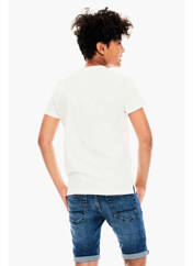 T-shirt blanc GARCIA pour garçon seconde vue
