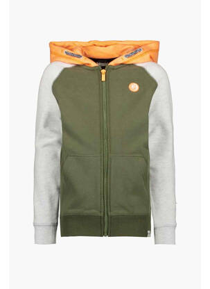 Gilet manches longues vert GARCIA pour garçon