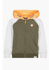 Gilet manches longues vert GARCIA pour garçon seconde vue