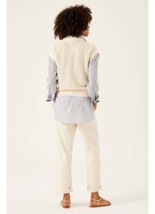 Pantalon chino blanc GARCIA femme