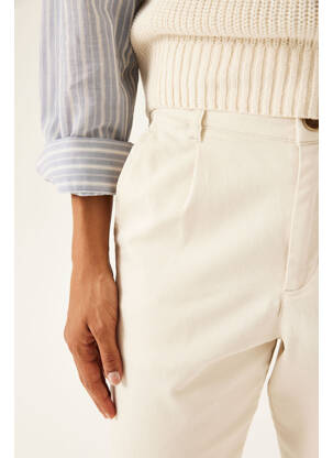 Pantalon chino blanc GARCIA femme