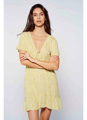 Robe courte jaune BILLABONG femme