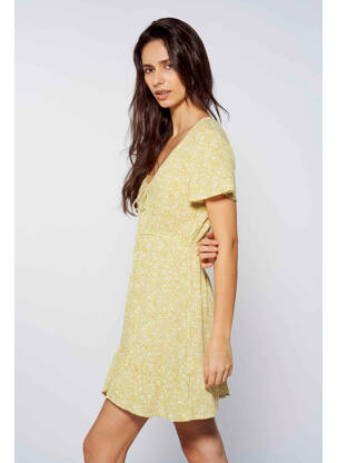 Robe courte jaune BILLABONG femme