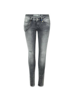 Jeans skinny gris ONLY femme