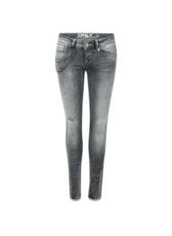 Jeans skinny gris ONLY femme