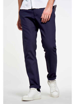 Pantalon chino bleu CYCLO CLUB MARCEL  homme