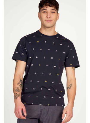 T-shirt bleu CYCLO CLUB MARCEL  pour homme