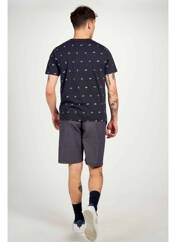T-shirt bleu CYCLO CLUB MARCEL  pour homme seconde vue