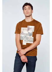 T-shirt marron CYCLO CLUB MARCEL  pour homme seconde vue