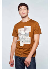 T-shirt marron CYCLO CLUB MARCEL  pour homme seconde vue