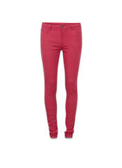 Jeans coupe slim rouge VILA pour femme seconde vue