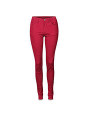 Pantalon slim rouge VILA pour femme seconde vue