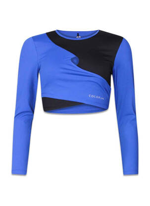 T-shirt bleu COCORUN femme