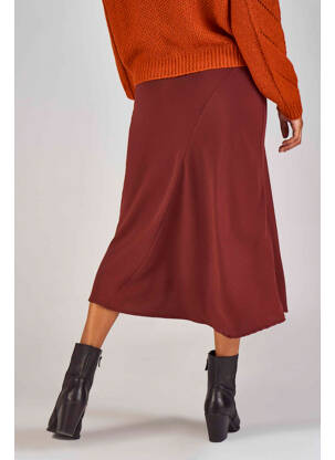 Jupe mi-longue rouge CLOUDS OF FASHION femme