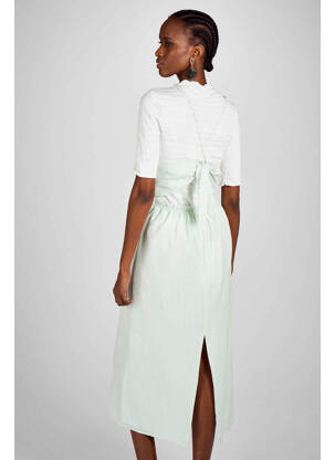 Robe mi-longue vert CLOUDS OF FASHION femme