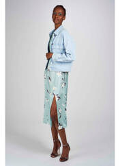 Robe longue vert CLOUDS OF FASHION pour femme seconde vue