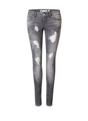 Jeans skinny gris ONLY femme