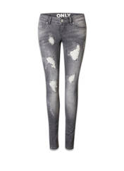 Jeans skinny gris ONLY pour femme seconde vue