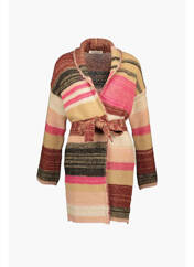 Gilet manches longues marron AMELIE & AMELIE pour femme seconde vue
