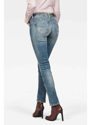 Jeans coupe droite bleu G STAR femme