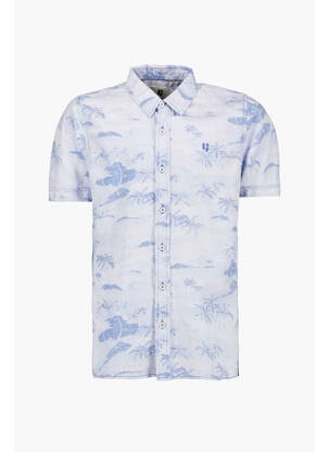 Chemise manches longues bleu GARCIA garçon